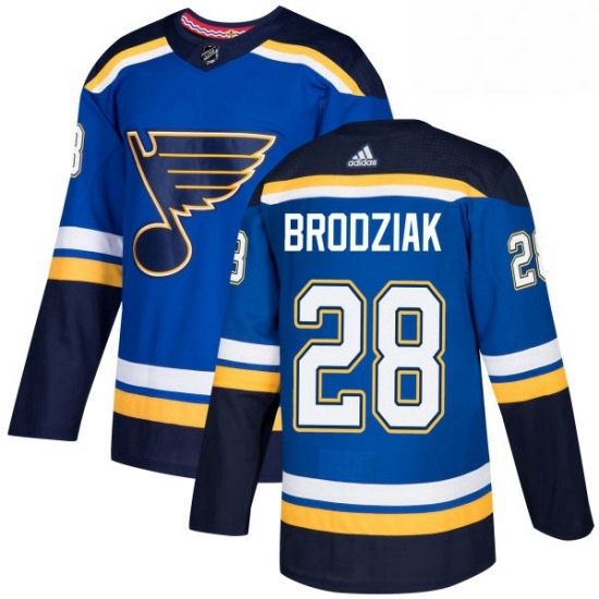 Mens Adidas St Louis Blues 28 Kyle Brodziak Premier Royal Blue Home NHL Jersey Mens Adidas St Louis Blues 28 Kyle Brodziak Premier Royal Blue Home NHL Jersey