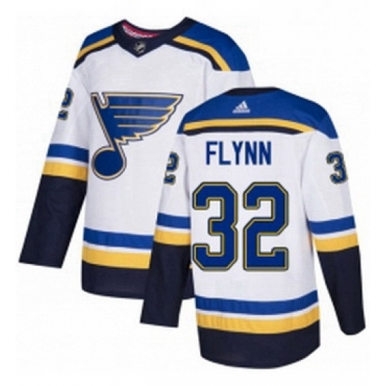 Mens Adidas St Louis Blues 32 Brian Flynn Authentic White Away NHL Jersey Mens Adidas St Louis Blues 32 Brian Flynn Authentic White Away NHL Jersey