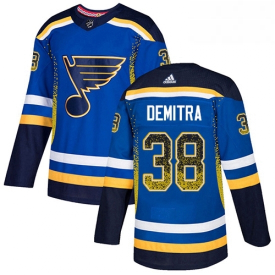 Mens Adidas St Louis Blues 38 Pavol Demitra Authentic Blue Drift Fashion NHL Jersey Mens Adidas St Louis Blues 38 Pavol Demitra Authentic Blue Drift Fashion NHL Jersey