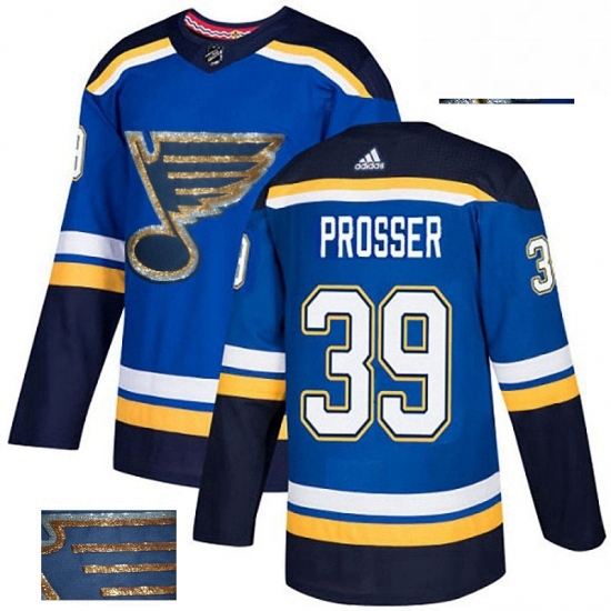 Mens Adidas St Louis Blues 39 Nate Prosser Authentic Royal Blue Fashion Gold NHL Jersey Mens Adidas St Louis Blues 39 Nate Prosser Authentic Royal Blue Fashion Gold NHL Jersey