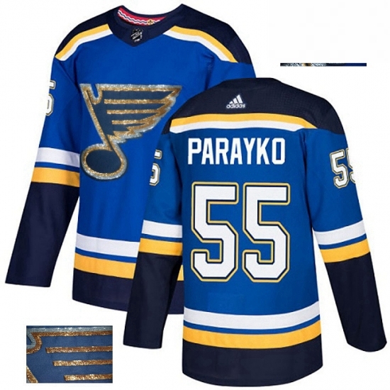 Mens Adidas St Louis Blues 55 Colton Parayko Authentic Royal Blue Fashion Gold NHL Jersey Mens Adidas St Louis Blues 55 Colton Parayko Authentic Royal Blue Fashion Gold NHL Jersey