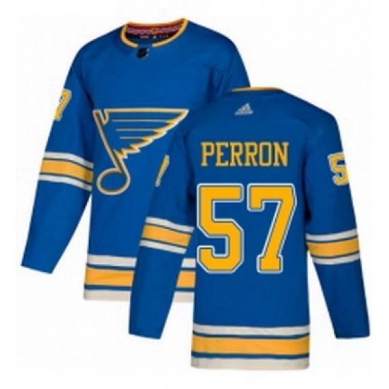 Mens Adidas St Louis Blues 57 David Perron Authentic Navy Blue Alternate NHL Jersey Mens Adidas St Louis Blues 57 David Perron Authentic Navy Blue Alternate NHL Jersey