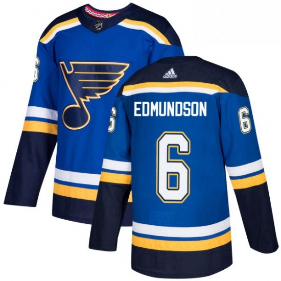 Mens Adidas St Louis Blues 6 Joel Edmundson Premier Royal Blue Home NHL Jersey Mens Adidas St Louis Blues 6 Joel Edmundson Premier Royal Blue Home NHL Jersey