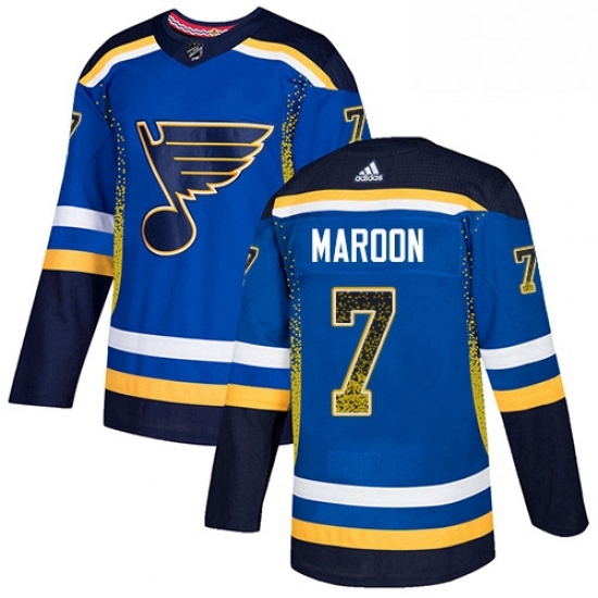 Mens Adidas St Louis Blues 7 Patrick Maroon Authentic Blue Drift Fashion NHL Jersey Mens Adidas St Louis Blues 7 Patrick Maroon Authentic Blue Drift Fashion NHL Jersey