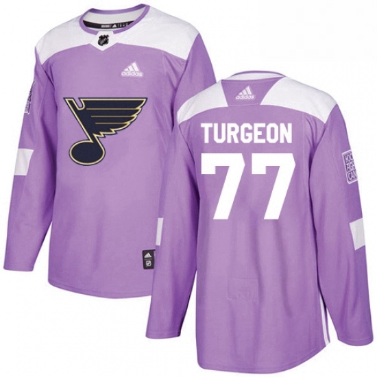 Mens Adidas St Louis Blues 77 Pierre Turgeon Authentic Purple Fights Cancer Practice NHL Jersey Mens Adidas St Louis Blues 77 Pierre Turgeon Authentic Purple Fights Cancer Practice NHL Jersey