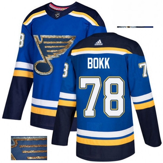 Mens Adidas St Louis Blues 78 Dominik Bokk Authentic Royal Blue Fashion Gold NHL Jersey Mens Adidas St Louis Blues 78 Dominik Bokk Authentic Royal Blue Fashion Gold NHL Jersey