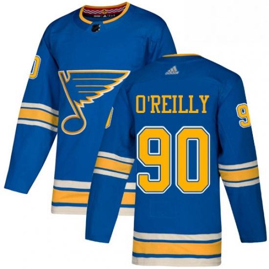 Mens Adidas St Louis Blues 90 Ryan OReilly Blue Alternate Authentic Stitched NHL Jerse Mens Adidas St Louis Blues 90 Ryan OReilly Blue Alternate Authentic Stitched NHL Jerse