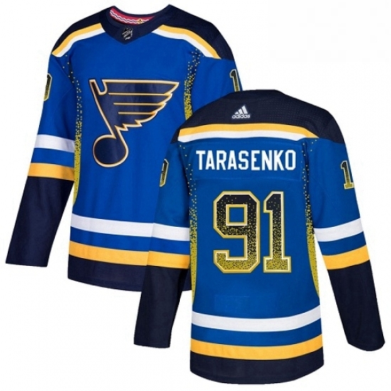 Mens Adidas St Louis Blues 91 Vladimir Tarasenko Authentic Blue Drift Fashion NHL Jersey Mens Adidas St Louis Blues 91 Vladimir Tarasenko Authentic Blue Drift Fashion NHL Jersey