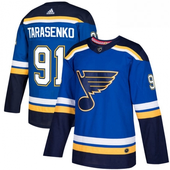 Mens Adidas St Louis Blues 91 Vladimir Tarasenko Premier Royal Blue Home NHL Jersey Mens Adidas St Louis Blues 91 Vladimir Tarasenko Premier Royal Blue Home NHL Jersey