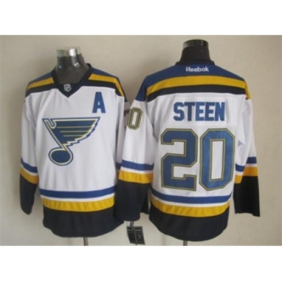 NHL St. Louis Blues #20 Alexander Steen blue-white jerseys NHL St. Louis Blues #20 Alexander Steen blue-white jerseys