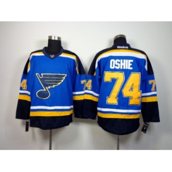 NHL St. Louis Blues #74 oshie blue-black jerseys NHL St. Louis Blues #74 oshie blue-black jerseys