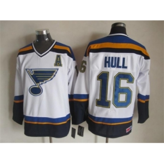 NHL St.Louis Blues #16 Brett Hull white jerseys NHL St.Louis Blues #16 Brett Hull white jerseys