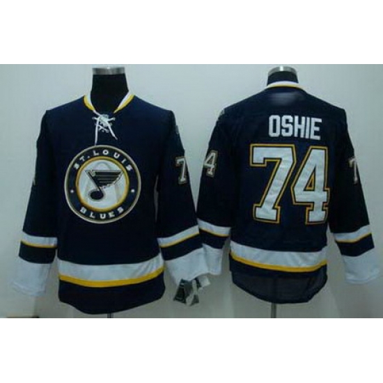 ST.LOUIS BLUES 74 OSHIE black Jerseys ST.LOUIS BLUES 74 OSHIE black Jerseys
