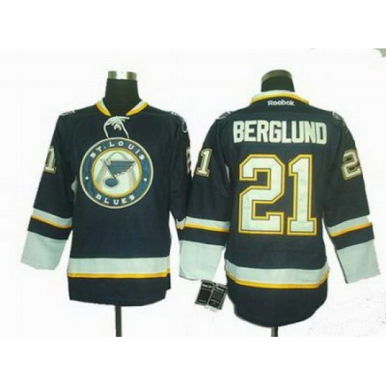 St. Louis Blues 21# Patrik Berglund DK Blue Jersey St. Louis Blues 21# Patrik Berglund DK Blue Jersey