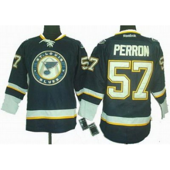 St. Louis Blues 57# David Perron DK blue Jersey St. Louis Blues 57# David Perron DK blue Jersey