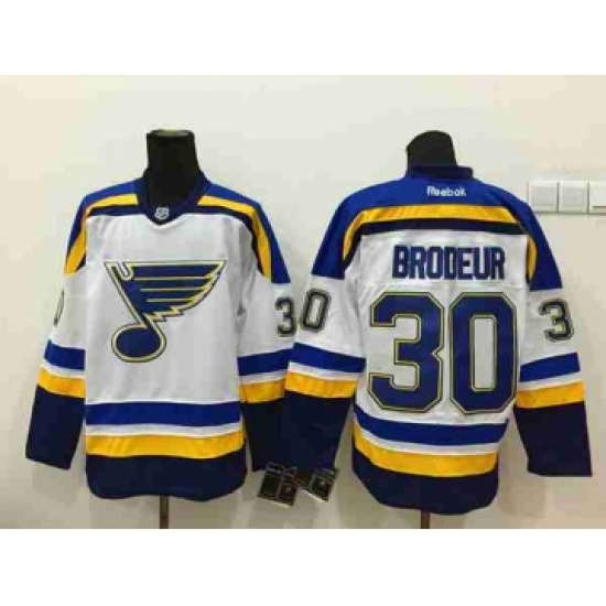 nhl jerseys st. louis blues #30 brodeur white nhl jerseys st. louis blues #30 brodeur white