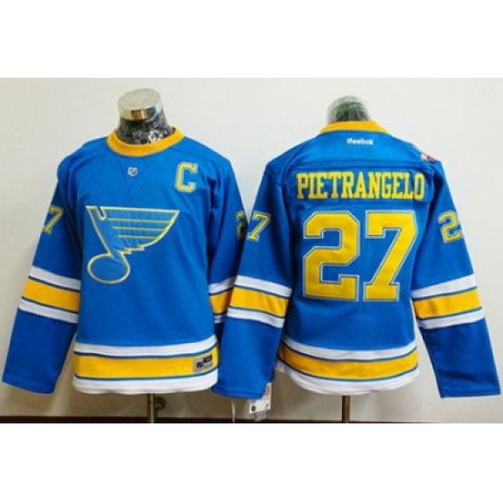 Blues #27 Alex Pietrangelo Light Blue 2017 Winter Classic Womens Stitched NHL Jersey Blues #27 Alex Pietrangelo Light Blue 2017 Winter Classic Womens Stitched NHL Jersey