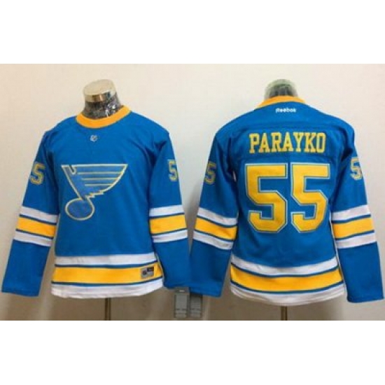 Blues #55 Colton Parayko Light Blue 2017 Winter Classic Womens Stitched NHL Jersey Blues #55 Colton Parayko Light Blue 2017 Winter Classic Womens Stitched NHL Jersey