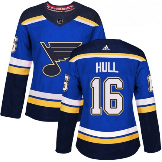 Womens Adidas St Louis Blues 16 Brett Hull Premier Royal Blue Home NHL Jersey Womens Adidas St Louis Blues 16 Brett Hull Premier Royal Blue Home NHL Jersey