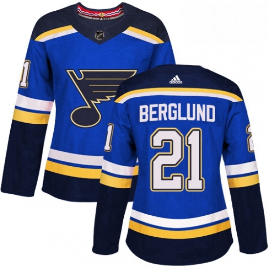 Womens Adidas St Louis Blues 21 Patrik Berglund Authentic Royal Blue Home NHL Jersey Womens Adidas St Louis Blues 21 Patrik Berglund Authentic Royal Blue Home NHL Jersey