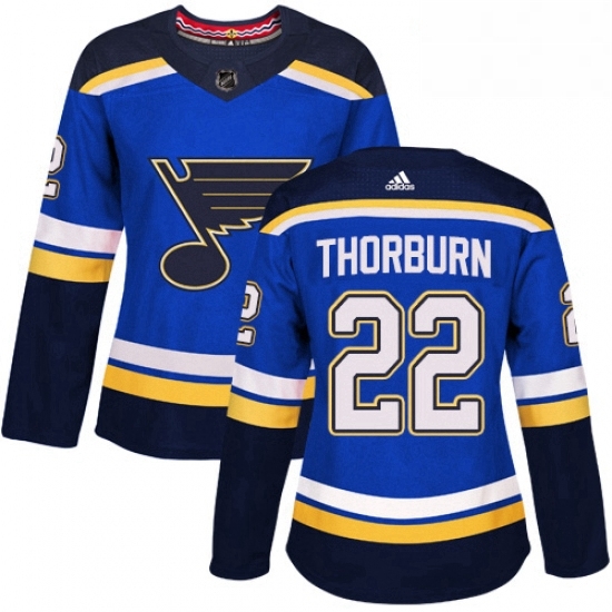 Womens Adidas St Louis Blues 22 Chris Thorburn Premier Royal Blue Home NHL Jersey Womens Adidas St Louis Blues 22 Chris Thorburn Premier Royal Blue Home NHL Jersey