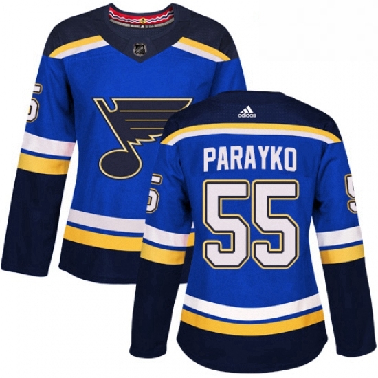 Womens Adidas St Louis Blues 55 Colton Parayko Premier Royal Blue Home NHL Jersey Womens Adidas St Louis Blues 55 Colton Parayko Premier Royal Blue Home NHL Jersey