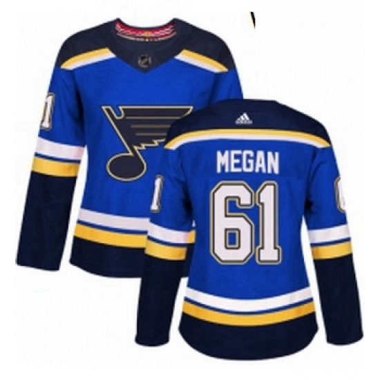 Womens Adidas St Louis Blues 61 Wade Megan Premier Royal Blue Home NHL Jersey Womens Adidas St Louis Blues 61 Wade Megan Premier Royal Blue Home NHL Jersey