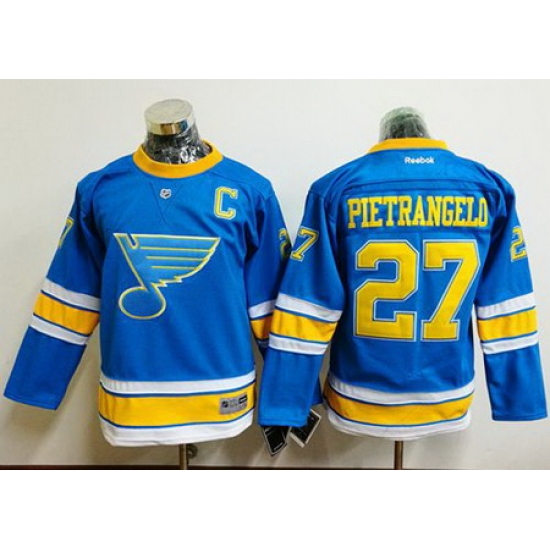Blues #27 Alex Pietrangelo Light Blue 2017 Winter Classic Stitched Youth NHL Jersey Blues #27 Alex Pietrangelo Light Blue 2017 Winter Classic Stitched Youth NHL Jersey