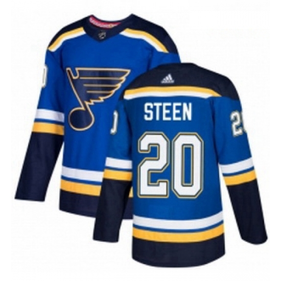 Youth Adidas St Louis Blues 20 Alexander Steen Authentic Royal Blue Home NHL Jersey Youth Adidas St Louis Blues 20 Alexander Steen Authentic Royal Blue Home NHL Jersey