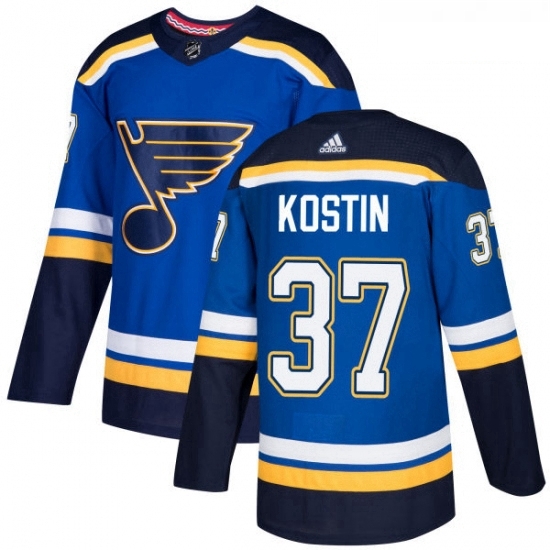 Youth Adidas St Louis Blues 37 Klim Kostin Authentic Royal Blue Home NHL Jersey Youth Adidas St Louis Blues 37 Klim Kostin Authentic Royal Blue Home NHL Jersey