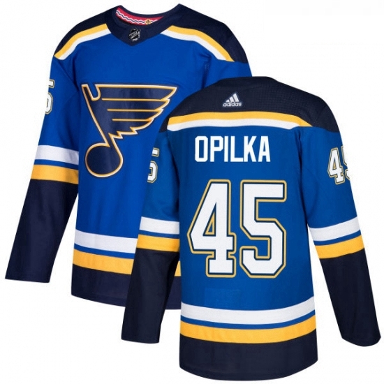 Youth Adidas St Louis Blues 45 Luke Opilka Authentic Royal Blue Home NHL Jersey Youth Adidas St Louis Blues 45 Luke Opilka Authentic Royal Blue Home NHL Jersey