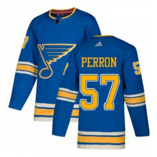 Youth Adidas St Louis Blues 57 David Perron Authentic Navy Blue Alternate NHL Jersey Youth Adidas St Louis Blues 57 David Perron Authentic Navy Blue Alternate NHL Jersey