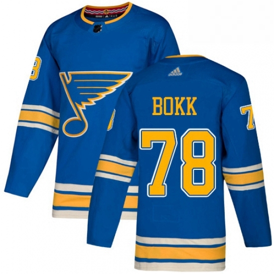 Youth Adidas St Louis Blues 78 Dominik Bokk Authentic Navy Blue Alternate NHL Jersey Youth Adidas St Louis Blues 78 Dominik Bokk Authentic Navy Blue Alternate NHL Jersey