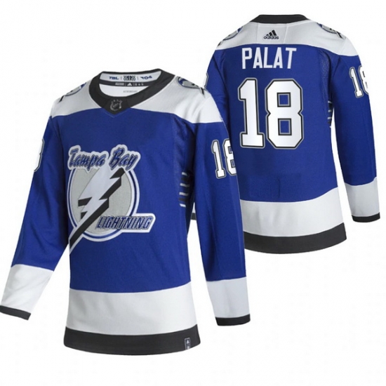 Men Tampa Bay Lightning 18 Ondrej Palat Blue Adidas 2020 21 Reverse Retro Alternate NHL Jersey Men Tampa Bay Lightning 18 Ondrej Palat Blue Adidas 2020 21 Reverse Retro Alternate NHL Jersey