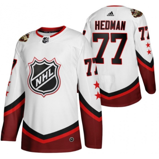 Men Tampa Bay Lightning 77 Victor Hedman 2022 All Star White Stitched Jers Men Tampa Bay Lightning 77 Victor Hedman 2022 All Star White Stitched Jers