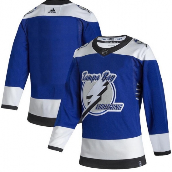 Men Tampa Bay Lightning Blank Blue 2020 21 Reverse Retro Adidas Jersey Men Tampa Bay Lightning Blank Blue 2020 21 Reverse Retro Adidas Jersey