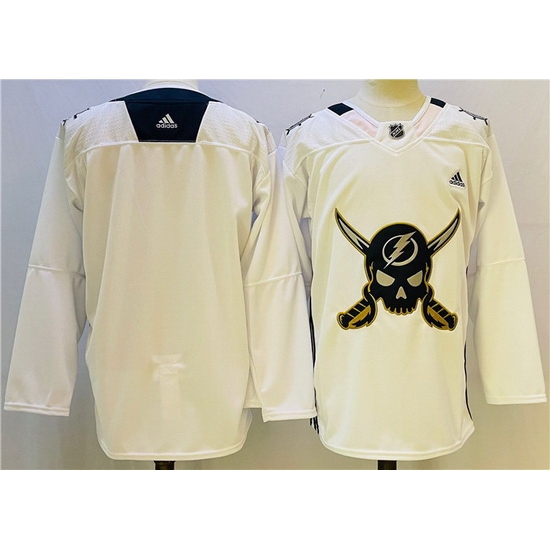 Men Tampa Bay Lightning Blank White Stitched Jersy Men Tampa Bay Lightning Blank White Stitched Jersy