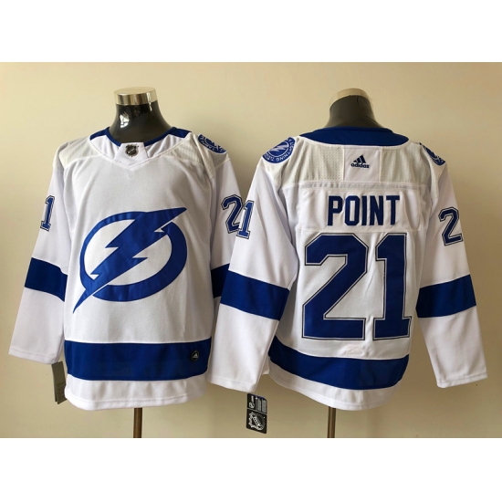 Mens Adidas Tampa Bay Lightning 21 Brayden Point Premier White Home NHL Jersey Mens Adidas Tampa Bay Lightning 21 Brayden Point Premier White Home NHL Jersey