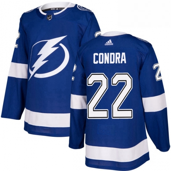 Mens Adidas Tampa Bay Lightning 22 Erik Condra Premier Royal Blue Home NHL Jersey Mens Adidas Tampa Bay Lightning 22 Erik Condra Premier Royal Blue Home NHL Jersey