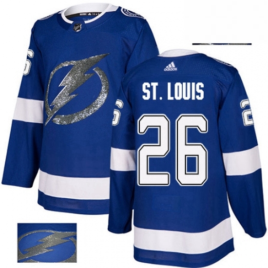 Mens Adidas Tampa Bay Lightning 26 Martin St Louis Authentic Royal Blue Fashion Gold NHL Jersey Mens Adidas Tampa Bay Lightning 26 Martin St Louis Authentic Royal Blue Fashion Gold NHL Jersey