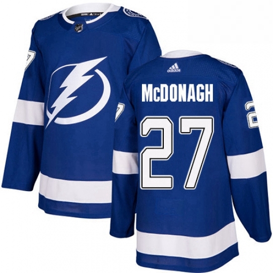Mens Adidas Tampa Bay Lightning 27 Ryan McDonagh Authentic Royal Blue Home NHL Jersey Mens Adidas Tampa Bay Lightning 27 Ryan McDonagh Authentic Royal Blue Home NHL Jersey