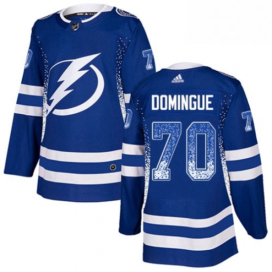 Mens Adidas Tampa Bay Lightning 70 Louis Domingue Authentic Blue Drift Fashion NHL Jersey Mens Adidas Tampa Bay Lightning 70 Louis Domingue Authentic Blue Drift Fashion NHL Jersey