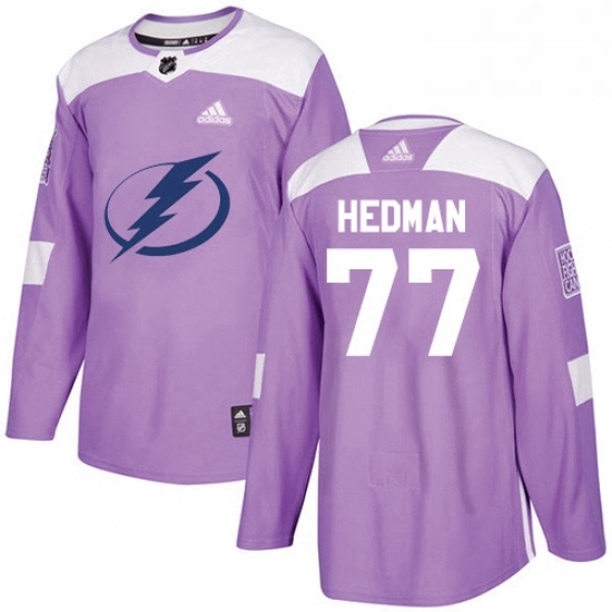 Mens Adidas Tampa Bay Lightning 77 Victor Hedman Authentic Purple Fights Cancer Practice NHL Jersey Mens Adidas Tampa Bay Lightning 77 Victor Hedman Authentic Purple Fights Cancer Practice NHL Jersey