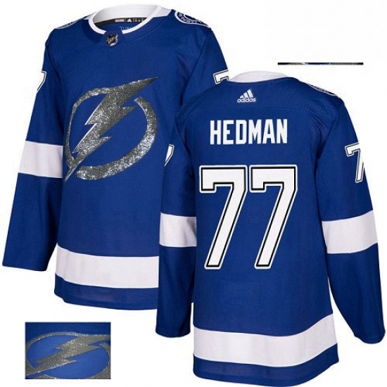 Mens Adidas Tampa Bay Lightning 77 Victor Hedman Authentic Royal Blue Fashion Gold NHL Jersey Mens Adidas Tampa Bay Lightning 77 Victor Hedman Authentic Royal Blue Fashion Gold NHL Jersey