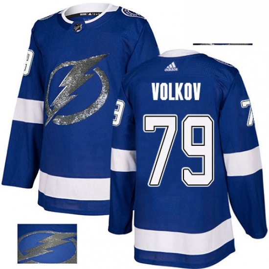Mens Adidas Tampa Bay Lightning 79 Alexander Volkov Authentic Royal Blue Fashion Gold NHL Jersey Mens Adidas Tampa Bay Lightning 79 Alexander Volkov Authentic Royal Blue Fashion Gold NHL Jersey