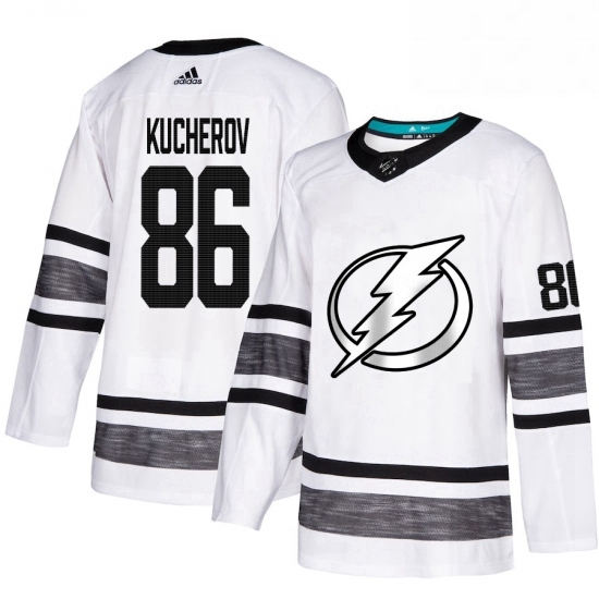 Mens Adidas Tampa Bay Lightning 86 Nikita Kucherov White 2019 All Star Game Parley Authentic Stitched NHL Jersey Mens Adidas Tampa Bay Lightning 86 Nikita Kucherov White 2019 All Star Game Parley Authentic Stitched NHL Jersey