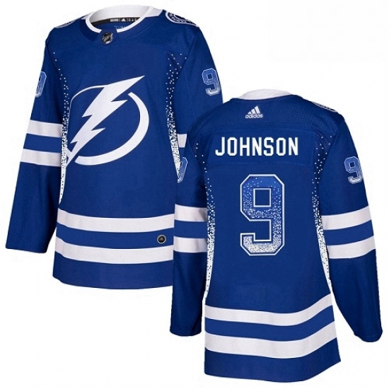 Mens Adidas Tampa Bay Lightning 9 Tyler Johnson Authentic Blue Drift Fashion NHL Jersey Mens Adidas Tampa Bay Lightning 9 Tyler Johnson Authentic Blue Drift Fashion NHL Jersey