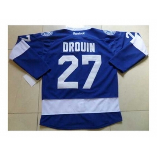 NHL Jerseys Tampa Bay Lightning #27 Drouin Blue Jerseys NHL Jerseys Tampa Bay Lightning #27 Drouin Blue Jerseys