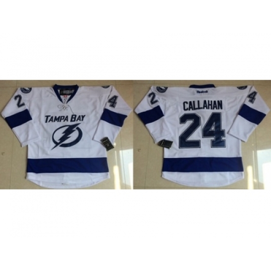 Tampa Bay Lightning #24 Ryan Callahan White Stitched NHL Jersey Tampa Bay Lightning #24 Ryan Callahan White Stitched NHL Jersey