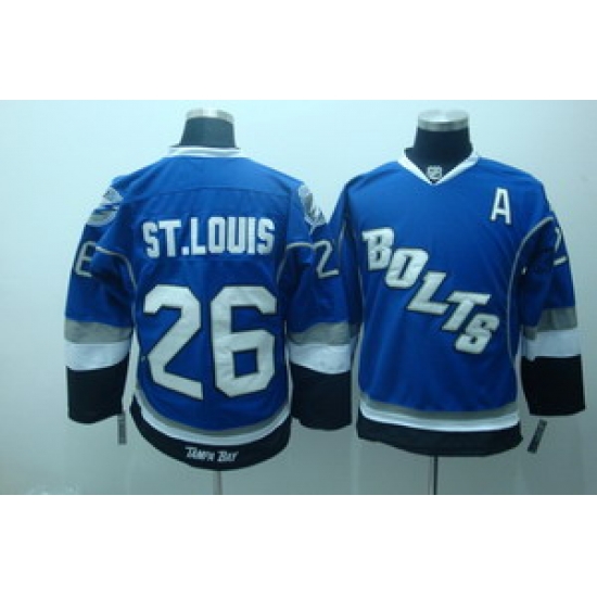 Tampa Bay Lightning 26 ST.louis blue jerseys bolts A patch Tampa Bay Lightning 26 ST.louis blue jerseys bolts A patch